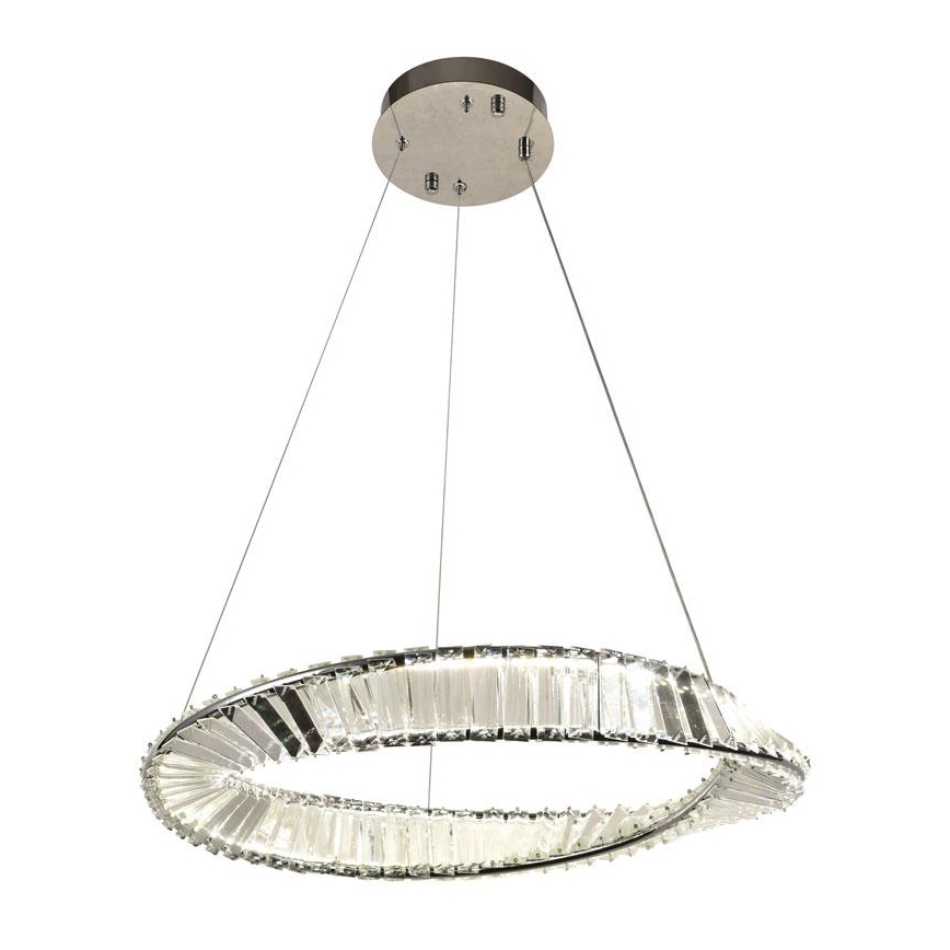 Lampadario di cristallo a LED dimmerabile su una stringa LED/40W/230V + telecomando