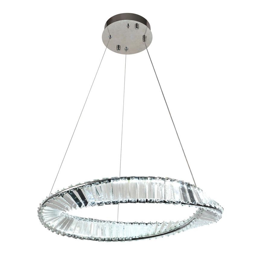 Lampadario di cristallo a LED dimmerabile su una stringa LED/40W/230V + telecomando
