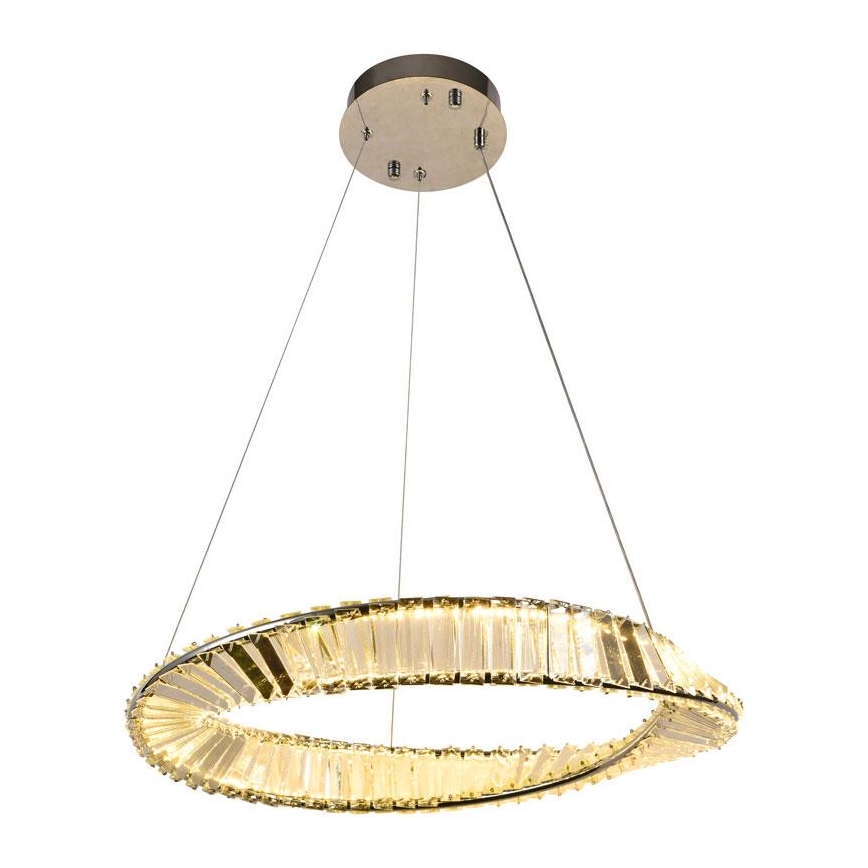 Lampadario di cristallo a LED dimmerabile su una stringa LED/40W/230V + telecomando