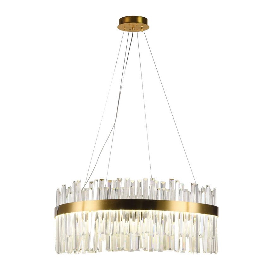Lampadario di cristallo a LED dimmerabile su una stringa LED/80W/230V + telecomando