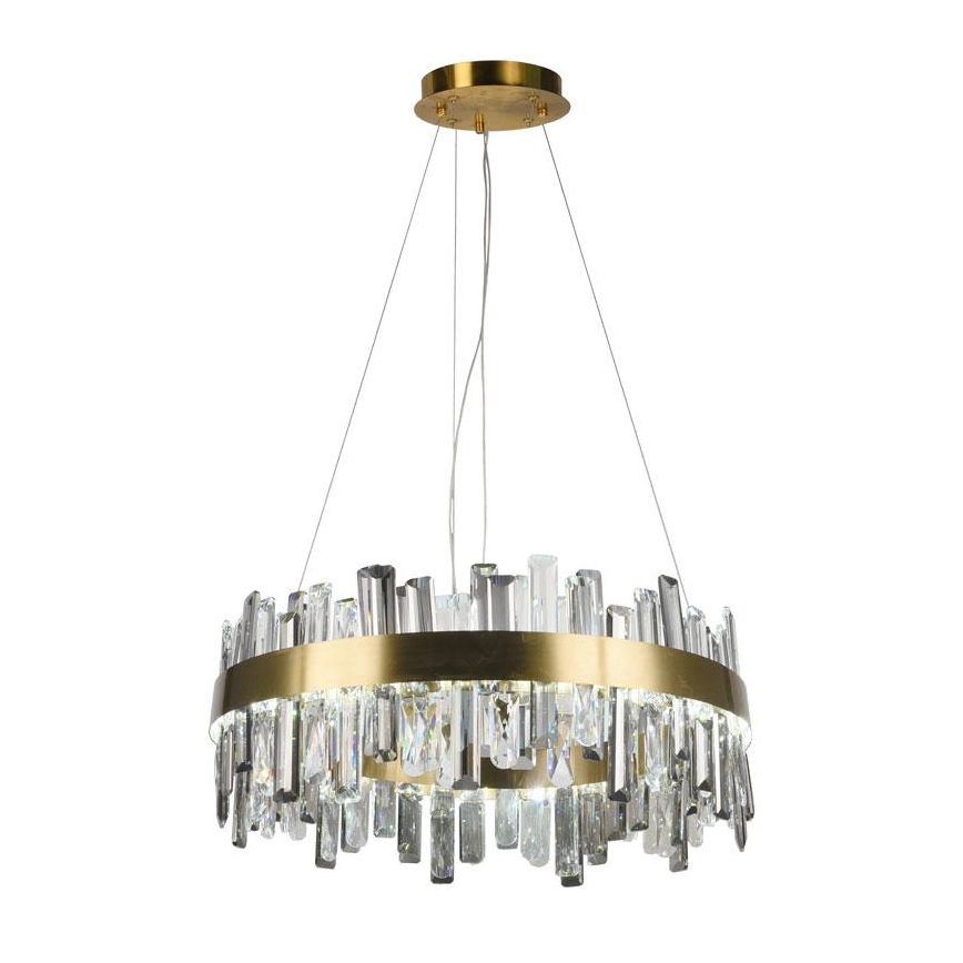 Lampadario di cristallo a LED dimmerabile su una stringa LED/80W/230V + telecomando