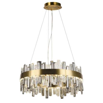 Lampadario di cristallo a LED dimmerabile su una stringa LED/80W/230V + telecomando
