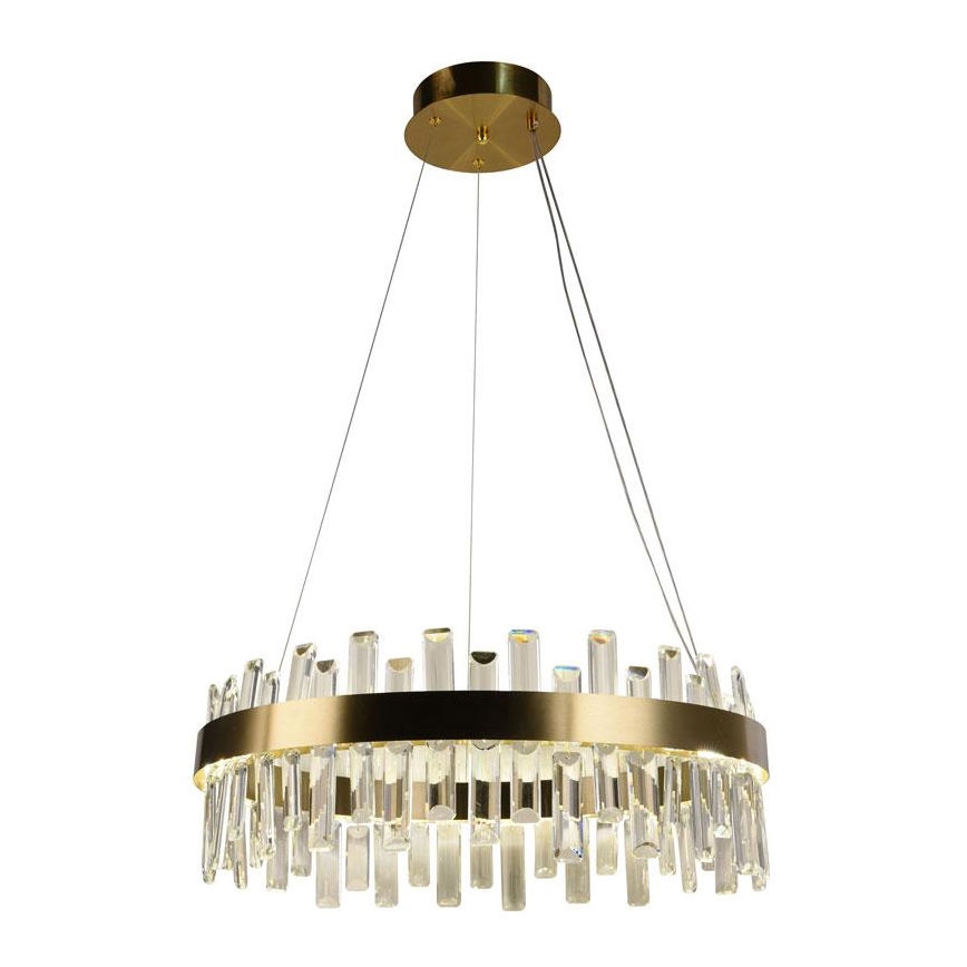 Lampadario di cristallo a LED dimmerabile su una stringa LED/80W/230V + telecomando