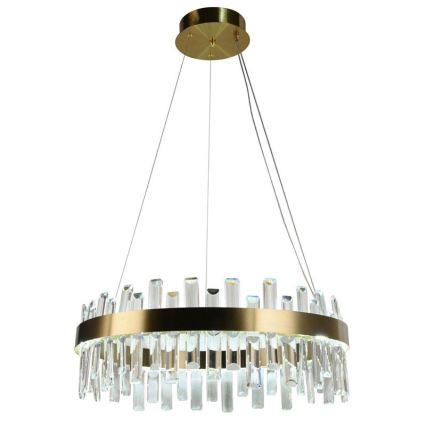 Lampadario di cristallo a LED dimmerabile su una stringa LED/80W/230V + telecomando