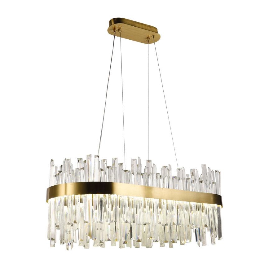 Lampadario di cristallo a LED dimmerabile su una stringa LED/90W/230V + telecomando