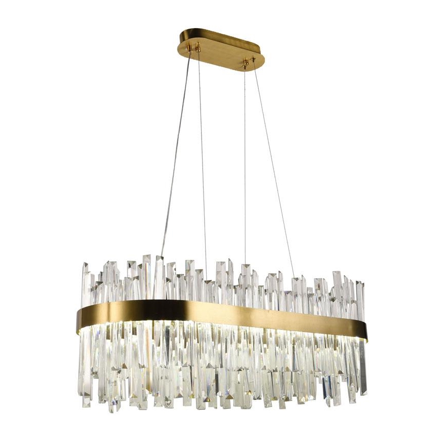 Lampadario di cristallo a LED dimmerabile su una stringa LED/90W/230V + telecomando