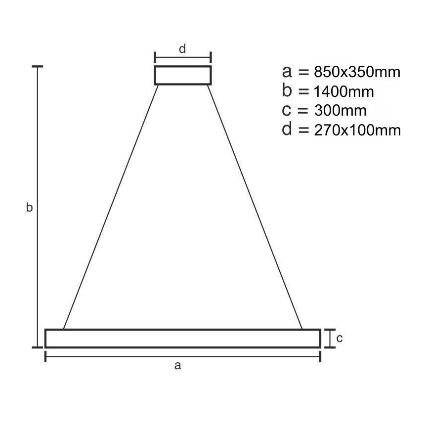 Lampadario di cristallo a LED dimmerabile su una stringa LED/90W/230V + telecomando