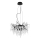 Lampadario di cristallo a sospensione 10xG9/40W/230V nero