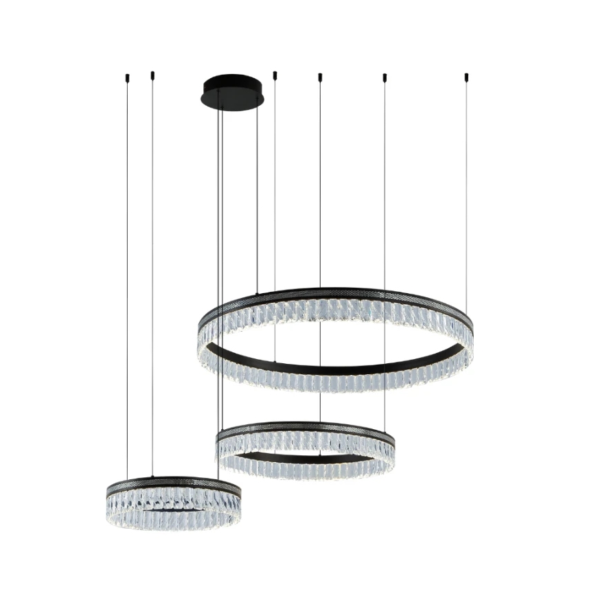 Lampadario di cristallo LED dimmerabile su cavo THALIA LED/120W/230V 3000-6000K + telecomando