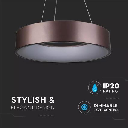 Lampadario dimmerabile a LED su cavo LED/30W/230V