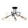 Lampadario fisso OXFORD 3xE27/15W/230V nero