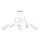 Lampadario fisso OXFORD 5xE27/15W/230V