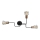 Lampadario fisso TUBE II 3xE27/15W/230V nero