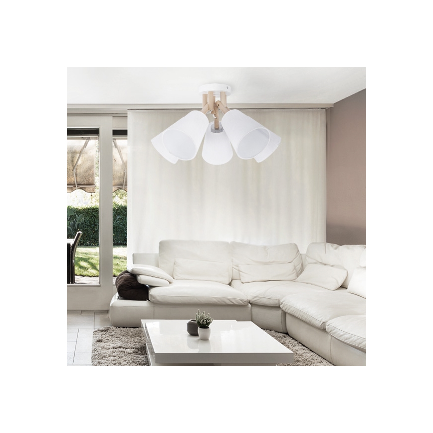 Lampadario fisso VAIO WHITE 3xE27/60W/230V
