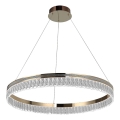 Lampadario in cristallo LED dimmerabile a sospensione con cavo THALIA LED/55W/230V 3000-6000K Ø 80 cm + telecomando