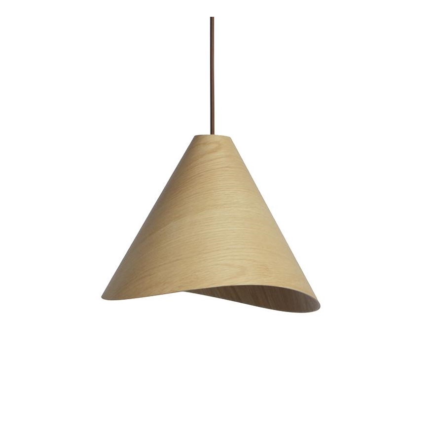 Lampadario in legno con cavo 1xE27/60W/230V Ø 45 cm massello/rovere/hevea