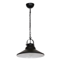 Lampadario IRON 1 1xE27/60W nero