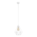 Lampadario KARO 1xE27/15W/230V bianco