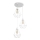 Lampadario KARO 3xE27/15W/230V bianco