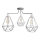 Lampadario KARO 3xE27/15W/230V grigio