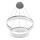 Lampadario LED a cavo GALA LED/54W/230V Ø 60 cm argento