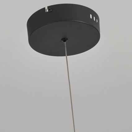 Lampadario LED a cavo MELECA LED/36W/230V 3000/4000/6000K 160 cm nero