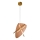 Lampadario LED a cavo RELAX LED/15W/230V oro/marrone fumé