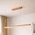 Lampadario LED a cavo VERDE LED/18W/230V 3000K 106 cm rovere