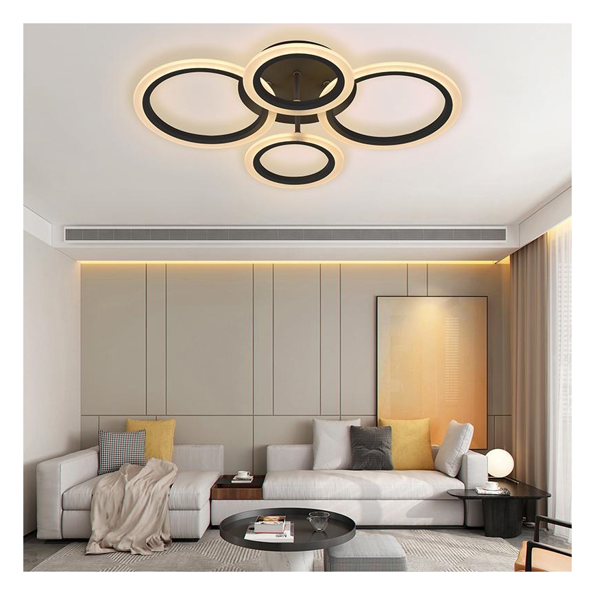 Lampadario LED a plafone dimmerabile LED/50W/230V 3000-6500K + telecomando