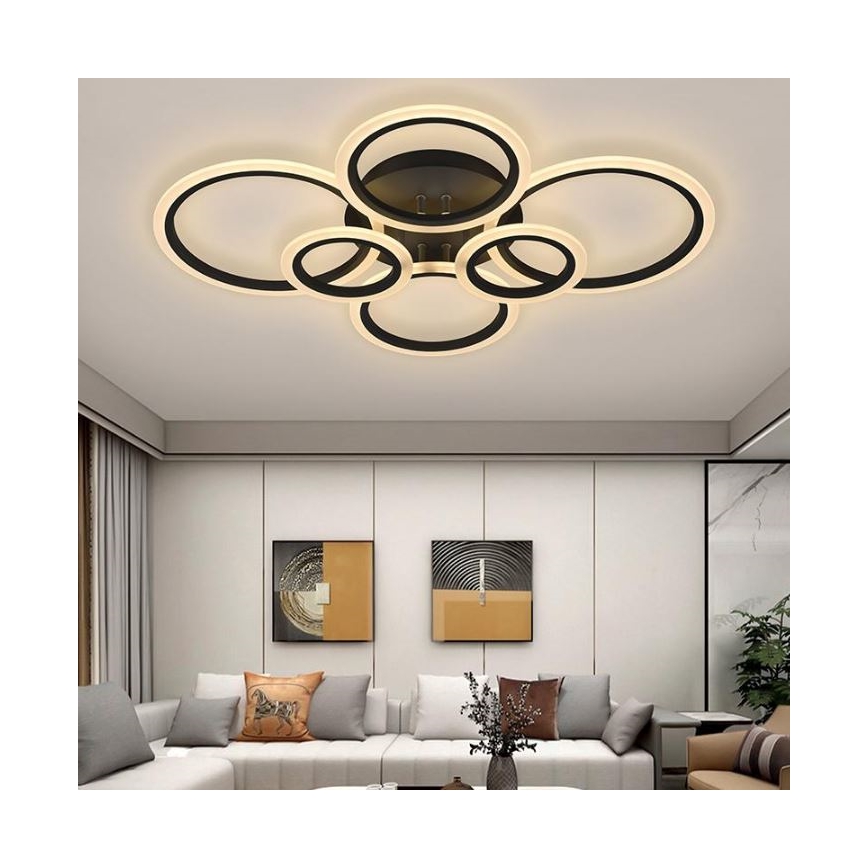 Lampadario LED a plafone dimmerabile LED/85W/230V 3000-6500K + telecomando