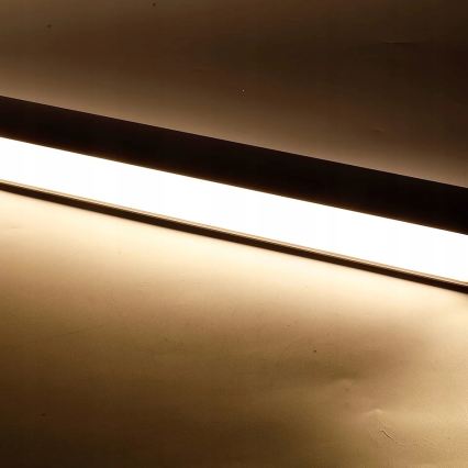 Lampadario LED a sospensione con cavo LED/44W/230V 4000K 120 cm nero