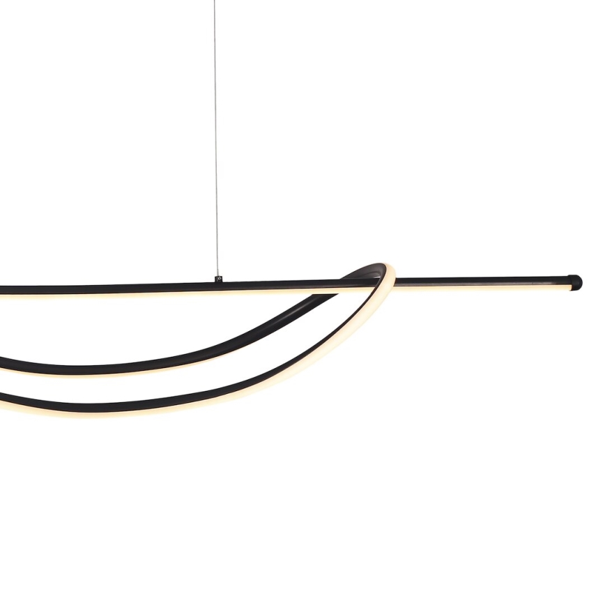 Lampadario LED a sospensione con filo AMBAR LED/35W/230V nero