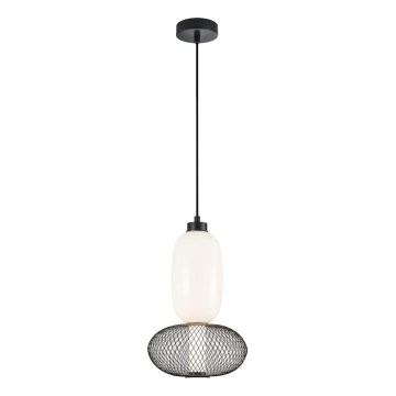 Lampadario LED a sospensione con filo ARAME LED/15W/230V diametro 22 cm nero