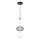 Lampadario LED a sospensione con filo ARAME LED/23W/230V diametro 22 cm nero
