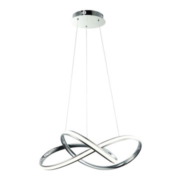 Lampadario LED a sospensione con filo CAPPIO LED/36W/230V cromo lucido