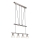 Lampadario LED a sospensione con filo DAYTONA 4xE14/5W/230V 3000K cromo lucido