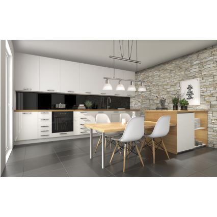 Lampadario LED a sospensione con filo DAYTONA 4xE14/5W/230V 3000K cromo lucido