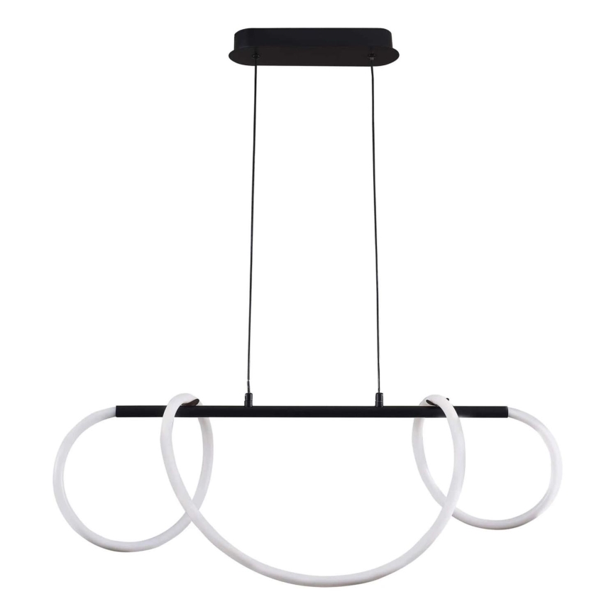 Lampadario LED a sospensione con filo EMMA LED/38W/230V nero