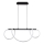 Lampadario LED a sospensione con filo EMMA LED/38W/230V nero