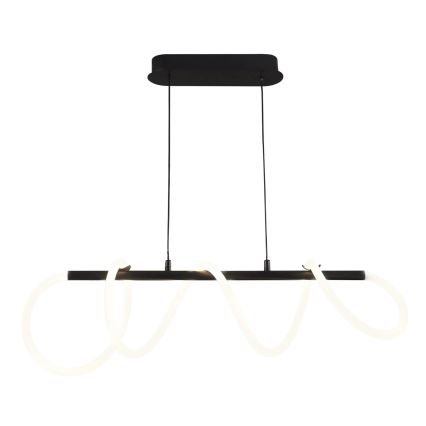 Lampadario LED a sospensione con filo EMMA LED/38W/230V nero