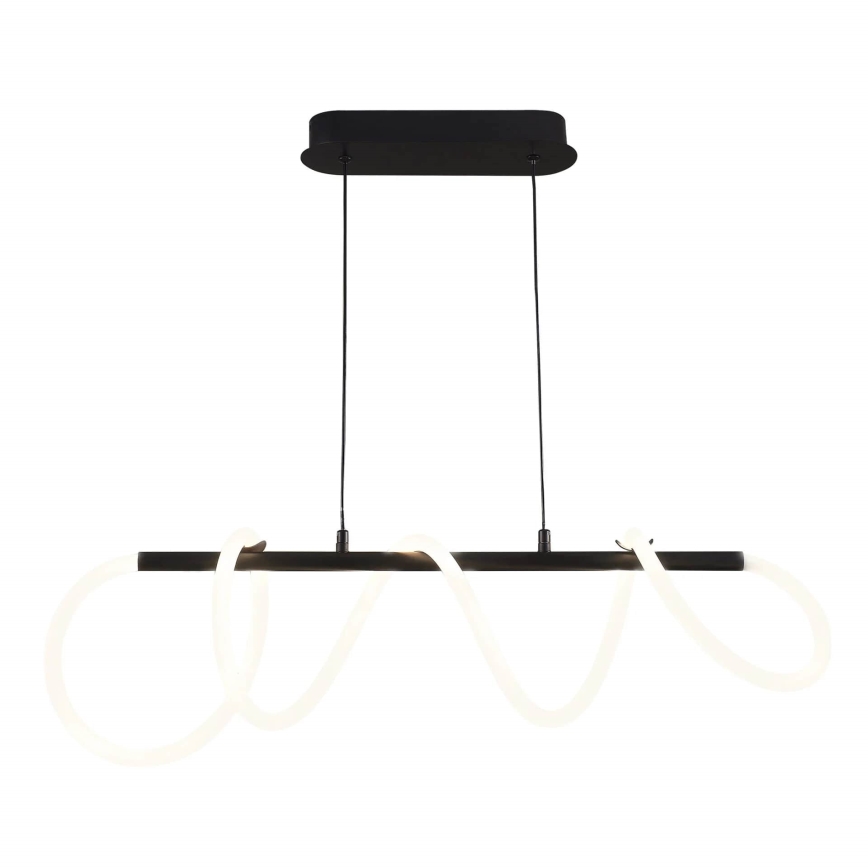 Lampadario LED a sospensione con filo EMMA LED/38W/230V nero