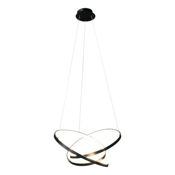 Lampadario LED a sospensione con filo EMPOLI LED/55W/230V nero