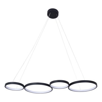 Lampadario LED a sospensione con filo FLAMENCO LED/42W/230V 4000K nero