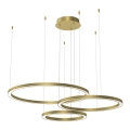 Lampadario LED a sospensione con filo GALAXIA LED/85W/230V oro