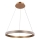 Lampadario LED a sospensione con filo HASHIM LED/34W/230V diametro 60 cm rame