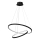 Lampadario LED a sospensione con filo HOOP LED/51W/230V diametro 60 cm 4000K nero