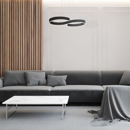 Lampadario LED a sospensione con filo INFINITY LED/50W/230V