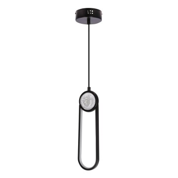 Lampadario LED a sospensione con filo LACRIMA LED/15W/230V 3000K nero
