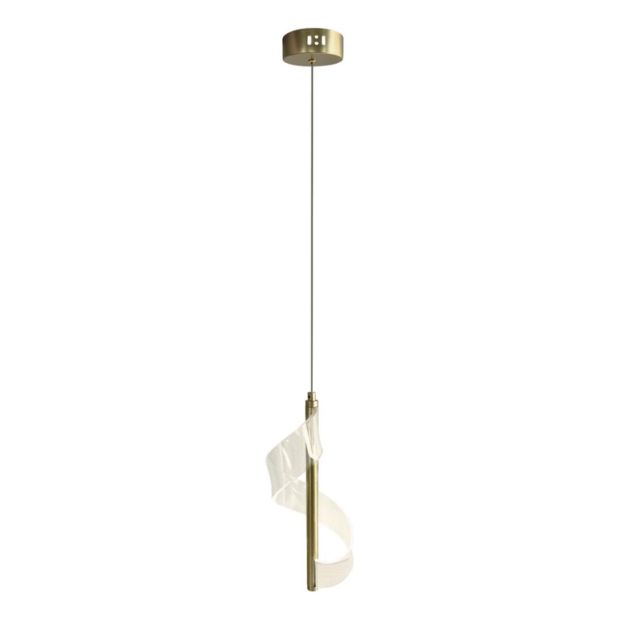 Lampadario LED a sospensione con filo LARGO LED/10W/230V oro