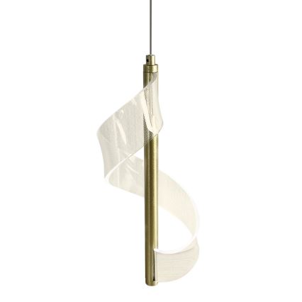 Lampadario LED a sospensione con filo LARGO LED/10W/230V oro